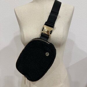 lululemon athletica Black Sherpa Crossbody Bag